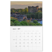 Burgen von England Landschaftlicher Wallfahrtskale Kalender (Mär 2027)
