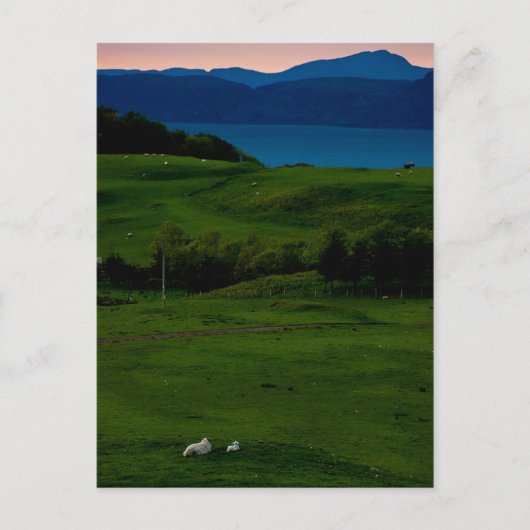 Burgen von Glengorm Postkarte (Vorderseite)