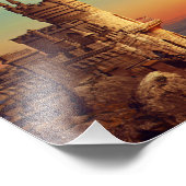 Burgen von Lugano Fotodruck (Ecke)