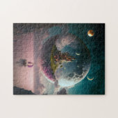 Burgen von Monte Fantasy Kunst, Dichtung und Musik Puzzle (Horizontal)