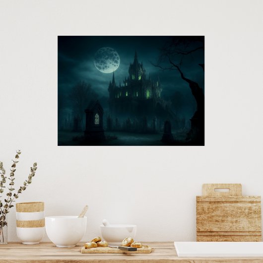 Burgen von Necromancer Poster (Küche)