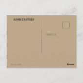 Burgen von Sand Postkarte (Rückseite)