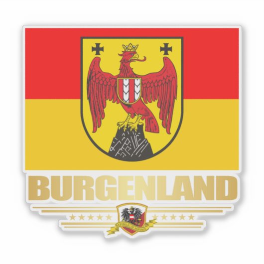 Burgenland Aufkleber (Vorderseite)