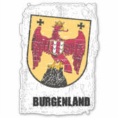 Burgenland Bundesland Österreich Geschenksidee Aufkleber (Vorderseite)