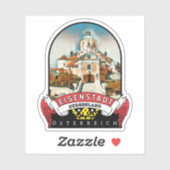 Burgenland Eisenstadt Österreich Souvenir Aufkleber (Blatt)