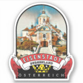 Burgenland Eisenstadt Österreich Souvenir Aufkleber (Vorderseite)