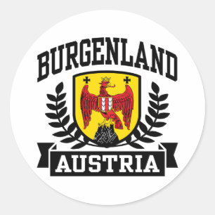 Burgenland Österreich Runder Aufkleber