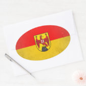 Burgenland Ovaler Aufkleber (Umschlag)