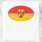 Burgenland Ovaler Aufkleber (Tasche)