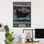 Burgenstock Poster (Heimbüro)