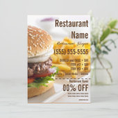 Burger-12x18-Flyer Einladung (Stehend Vorderseite)