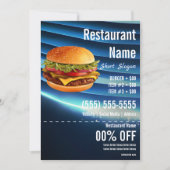 Burger 12x18 Flyer Einladung (Vorderseite)