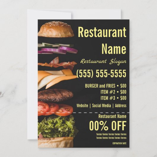Burger-12x18-Flyer Einladung (Vorderseite)