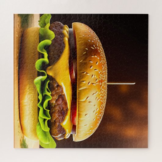 Burger 676 Piece Jigsaw Puzzle (Horizontal)