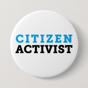 Bürger-Aktivisten-Knopf Button