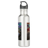Burger an der Brücke Edelstahlflasche (Rückseite)