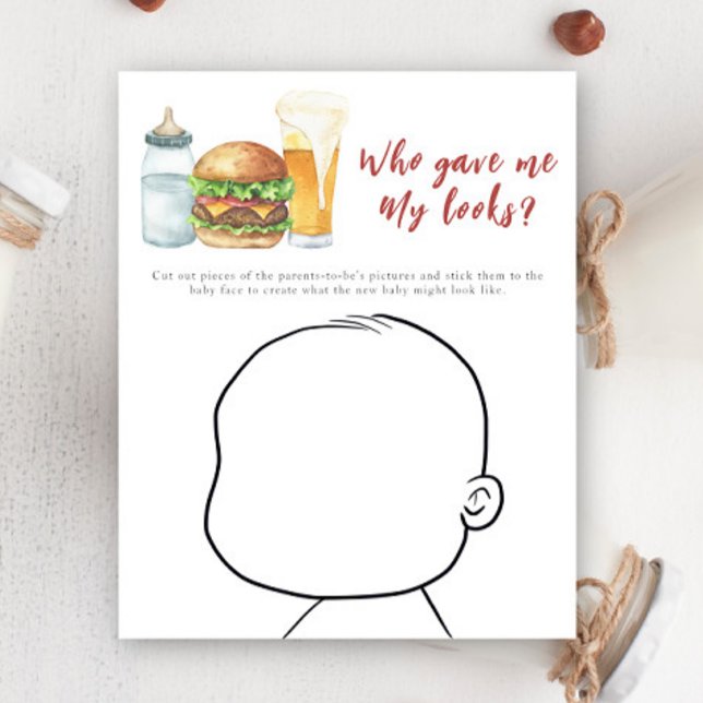 Burger Babydusche - Wer hat mir mein Aussehen gege (Von Creator hochgeladen)