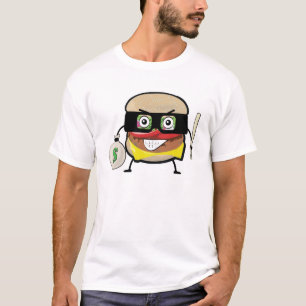 Burger Bandit - Lustige Charakterillustration  T-Shirt