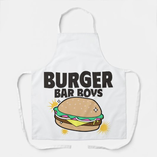 Burger Bar Boys Schürze (Vorderseite)