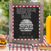 Burger Bar Ich mache BBQ Schild