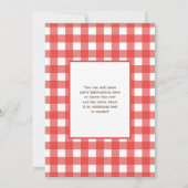 Burger Barbeque | Sommerliche GRILLEN Einladung (Rückseite)