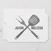 Burger, Bier und Babys - Kinderdusche Einladung (Rückseite)