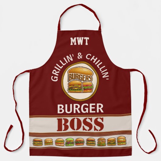 Burger-Boss-Schürze Schürze (Vorderseite)
