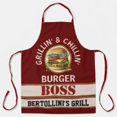 Burger-Boss-Schürze Schürze (Vorderseite)