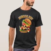 Burger Boy Hamburger Cheeseburger Funny Fast Food T-Shirt (Vorderseite)