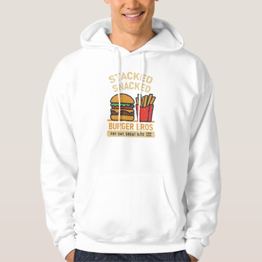 Burger Bros Hoodie (Vorderseite)