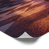 Burger Bull Neon Ranch Poster (Ecke)