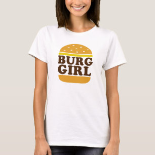 Burger - Burg-Mädchen T-Shirt