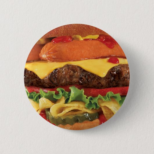 Burger Button (Vorderseite)