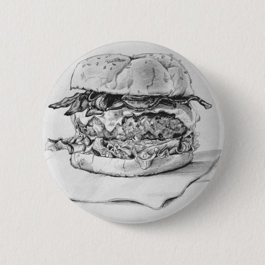 Burger-Button Button (Vorderseite)