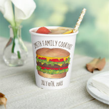 Burger Cheeseburger Wiedersehen Picnic Cookout Par