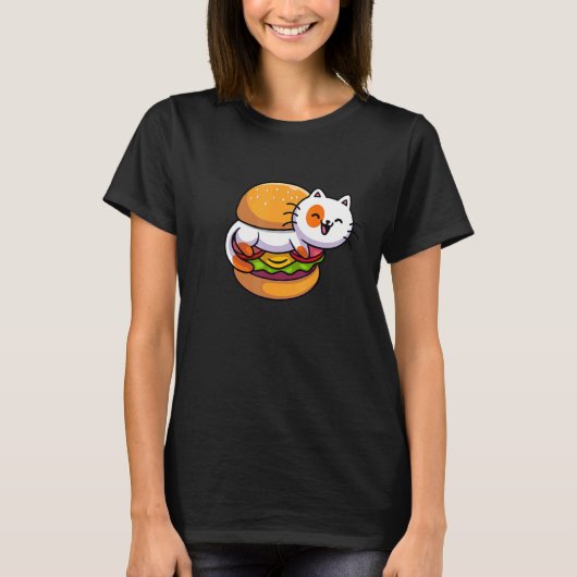 Burger Cheeseburgers Hamburger Fast Food Snacks ba T-Shirt (Vorderseite)