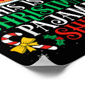 Burger Christmas Pajama Shirt Burger Lover Xmas Pa Poster (Ecke)