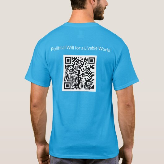 Bürger Climate Lobby QR Code Alabama front&back T-Shirt (Rückseite)