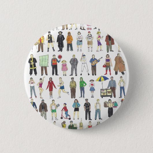 Bürger der Nachbarschaft des NYC New York City Button (Vorderseite)