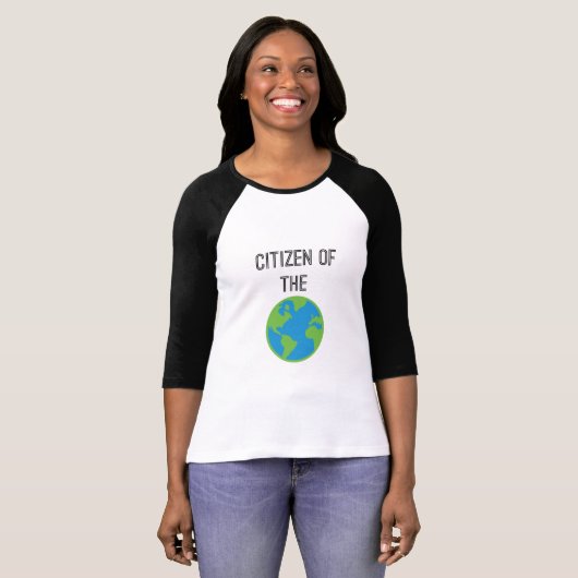 Bürger der Welt T-Shirt (Vorne ganz)