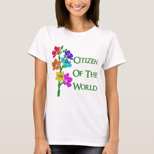 Bürger der Welt T-Shirt (Vorderseite)
