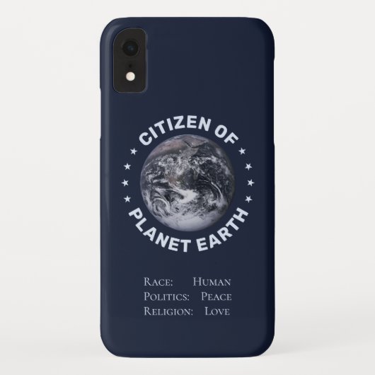 Bürger des iPhone-Falls Planet Earth Case-Mate iPhone Hülle (Rückseite)