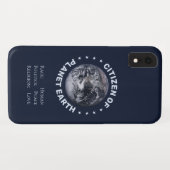 Bürger des iPhone-Falls Planet Earth Case-Mate iPhone Hülle (Rückseite (Horizontal))