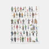 Bürger des New Yorker NYC Fleecedecke (Vorderseite)