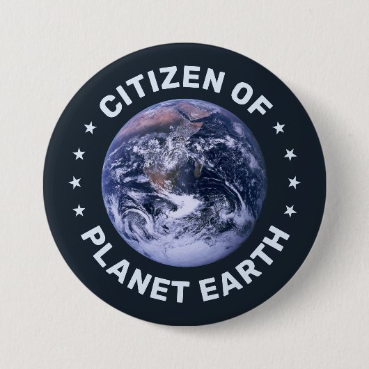 Bürger des Planeten Erde Button (Vorderseite)