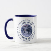 Bürger des Planeten Erde Tasse (Links)