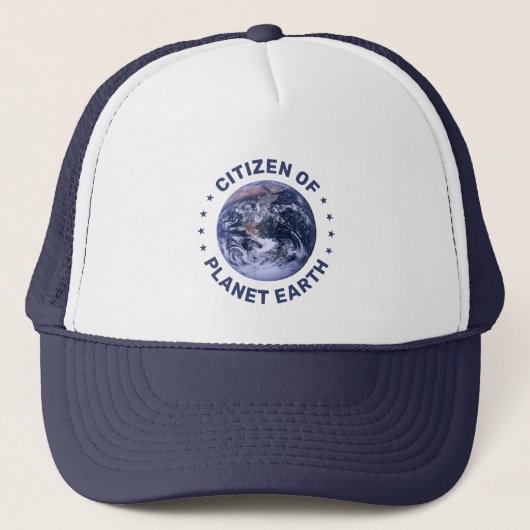 Bürger des Planeten Erde Truckerkappe (Vorderseite)
