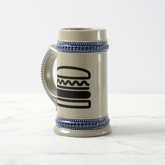 Burger Dreams Bierglas (Vorderseite Links)