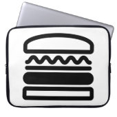 Burger Dreams Laptopschutzhülle (Vorderseite)
