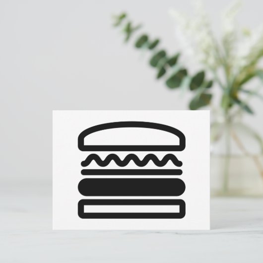 Burger Dreams Postkarte (Stehend Vorderseite)